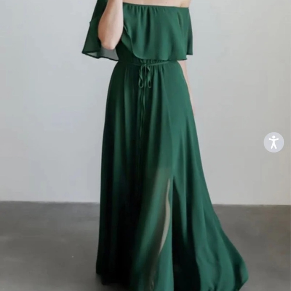 Baltic born size small off the shoulder maxi dress